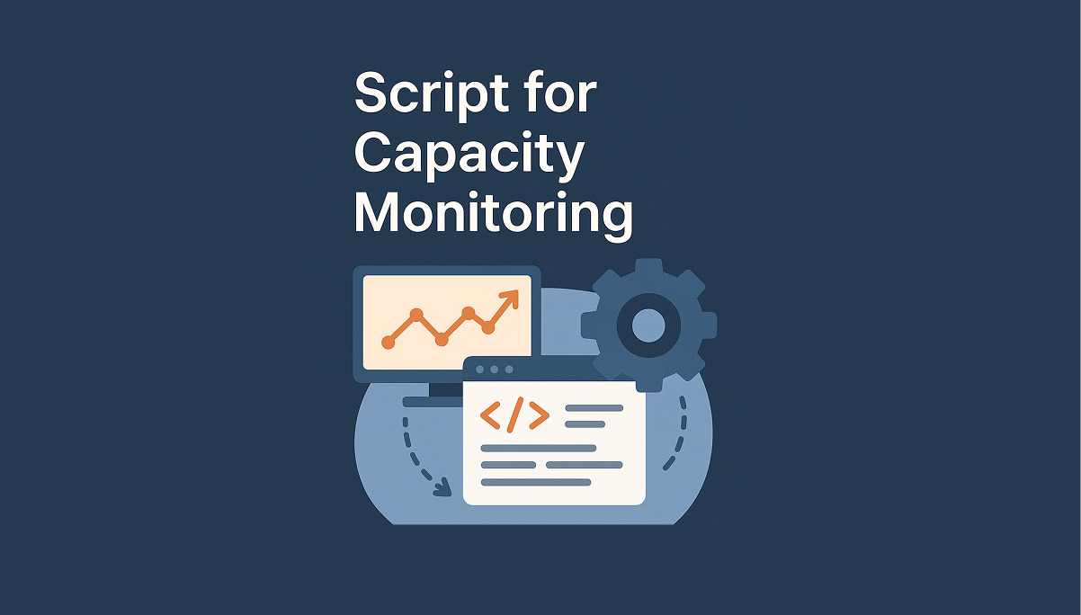 Script for capacity monitoring logs - automation