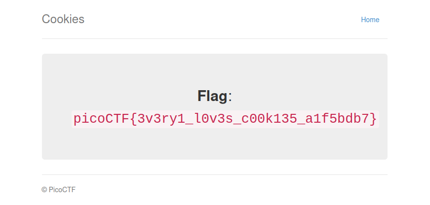 PicoCTF Cookies Walkthrough - Inspecting cookies for the hidden flag