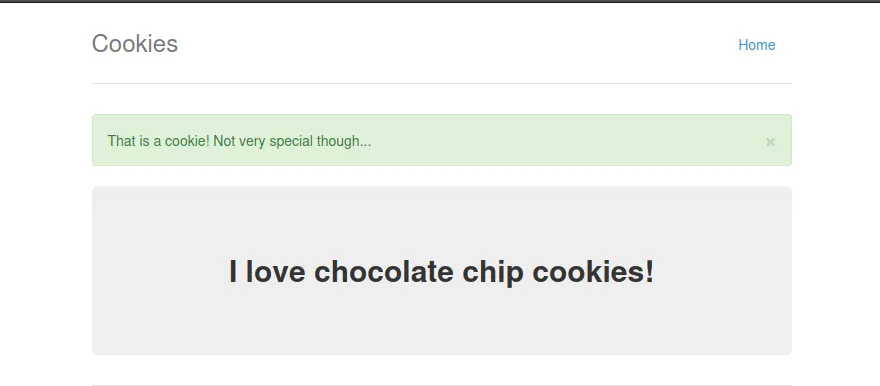 Successfully finding the flag in PicoCTF Cookies challenge