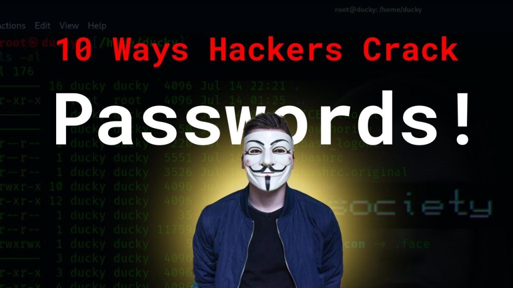 how hacker crack passwords