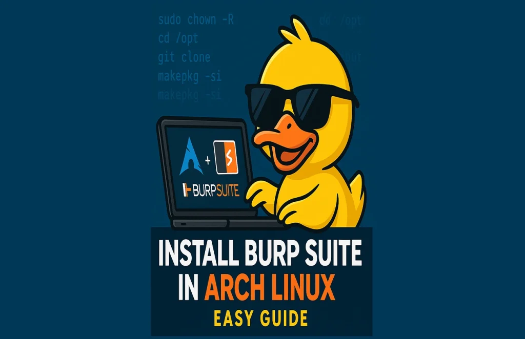 how to install burp suite in arch linux