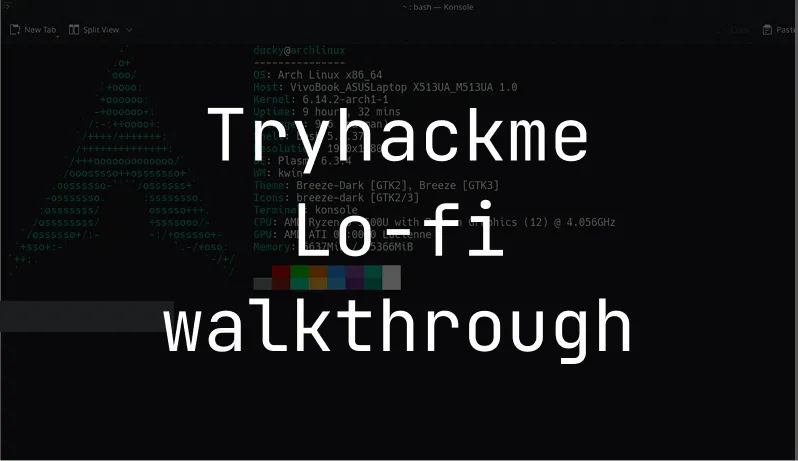 tryhackme lo-fi