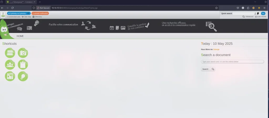 Silver Platter TryHackMe Walkthrough
